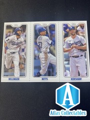 2022 Topps Clayton Kershaw Mookie Betts Bellinger TPC-3C TPC-3B TPC-3A